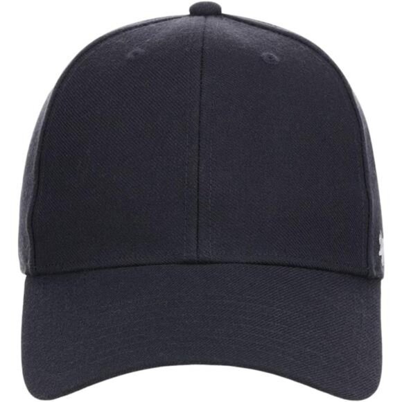 Adjustable Baseball Cap Plain Hat Men Women Navy Classic Structured Snapback - Picture 2 of 8